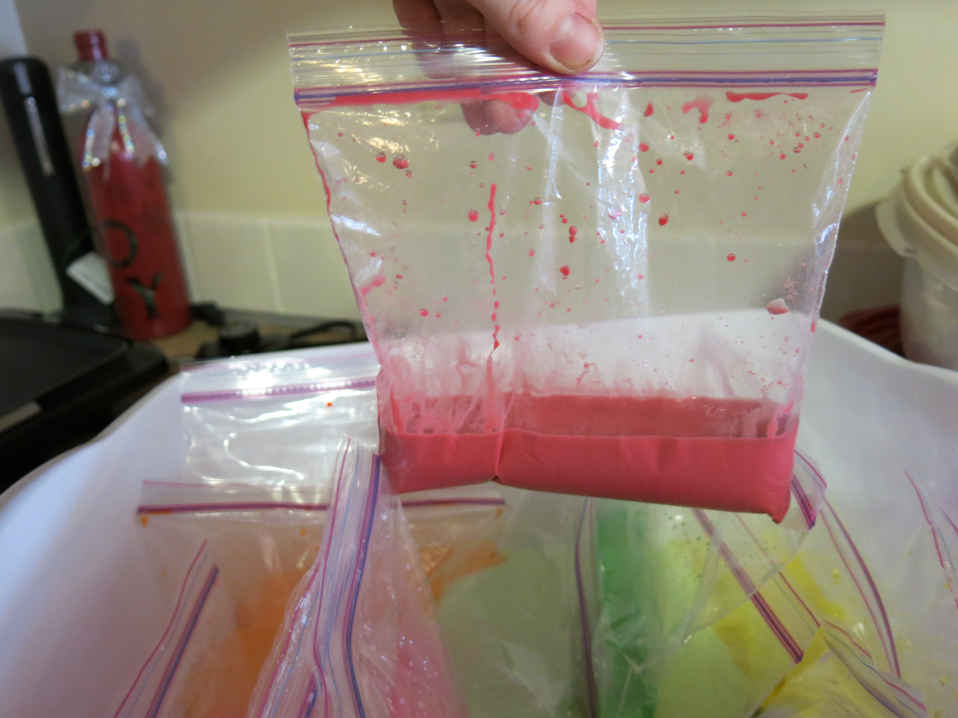 Santa Claus Exploding Baggie Science Experiment • The Science Kiddo